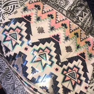 Express Aztec skirt